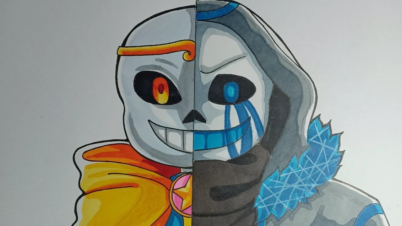 How to draw Sans  How to draw Sans  YouTube